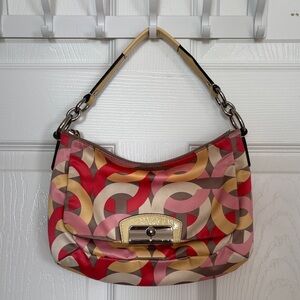 Coach Multicolor Patterned Shoulder Bag